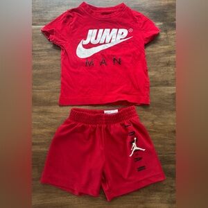Jordan Boys Matching T-shirt and Shorts Set. Size 2T